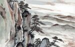 山水水墨画
