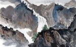 山水水墨画