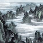 山水水墨画