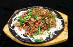 铁板羊肉