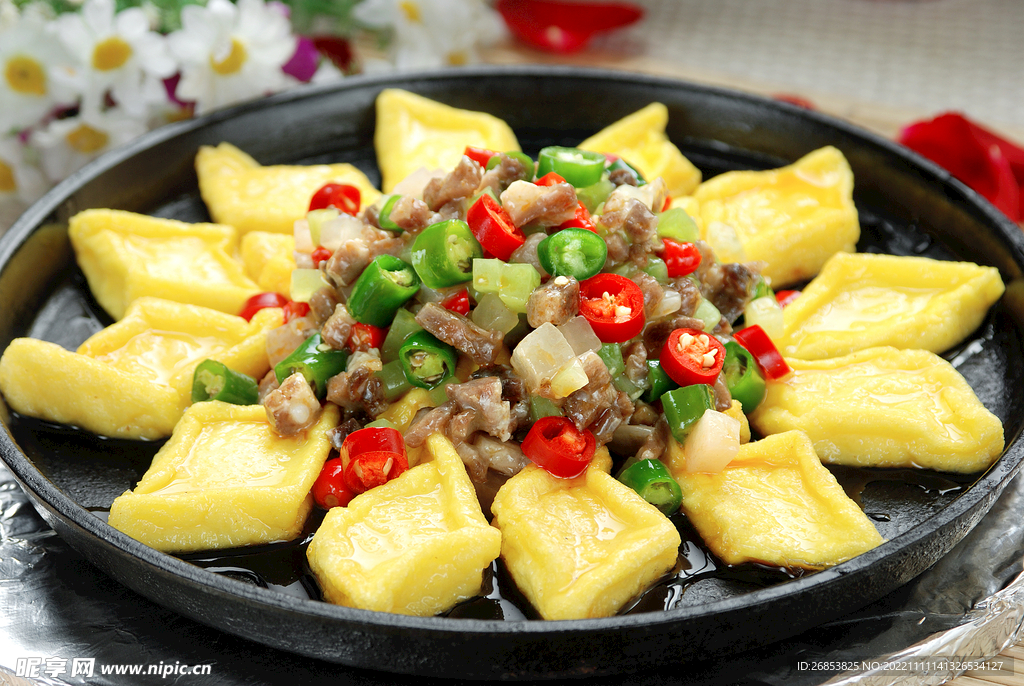 铁板蛋豆腐