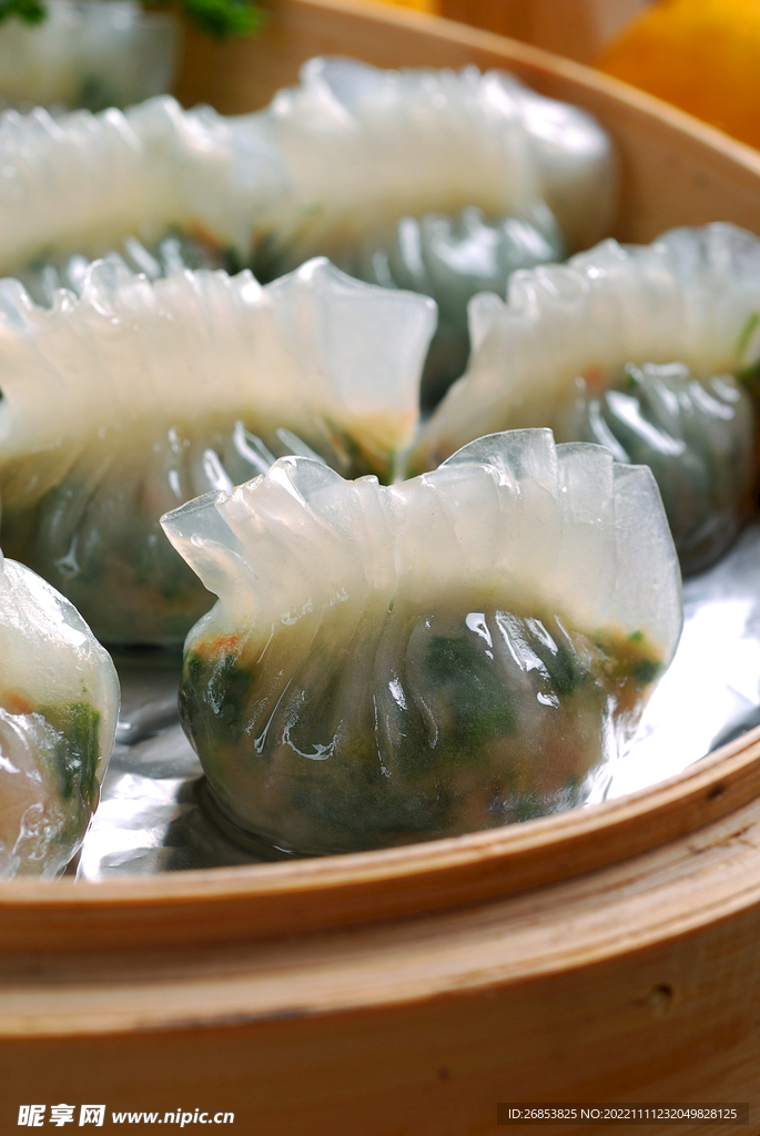 水晶香茜饺