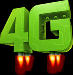4G智能绿色图标