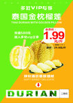 泰国金枕榴莲海报