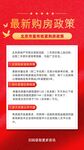 购房政策海报