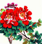 国画牡丹