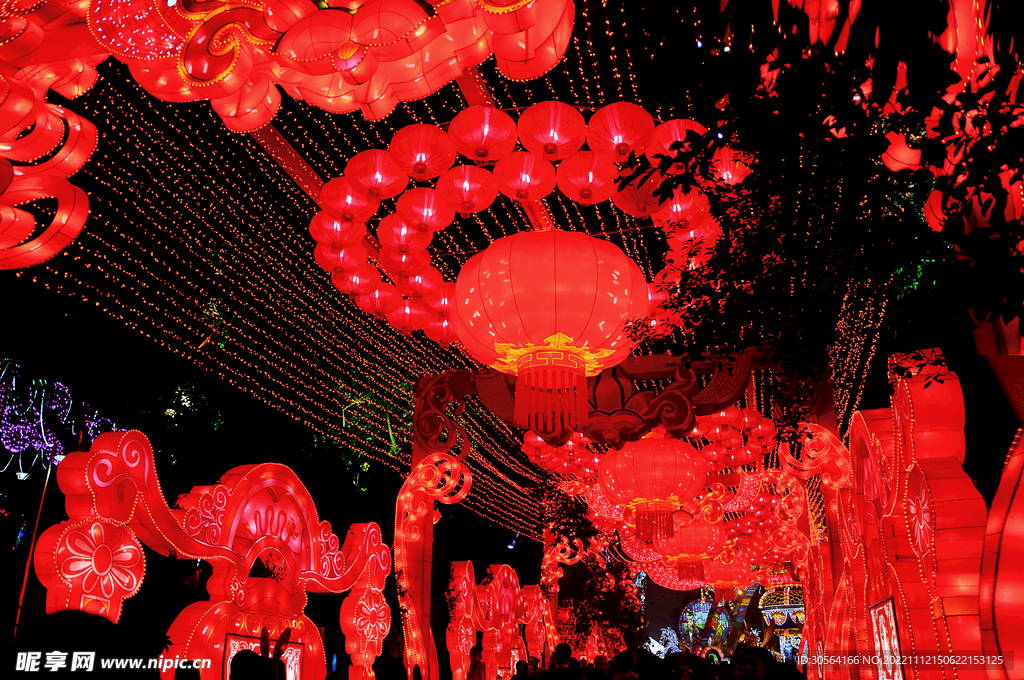 复古红色灯笼