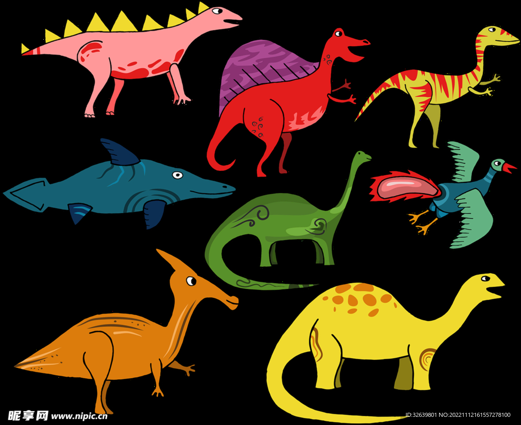 恐龙插图