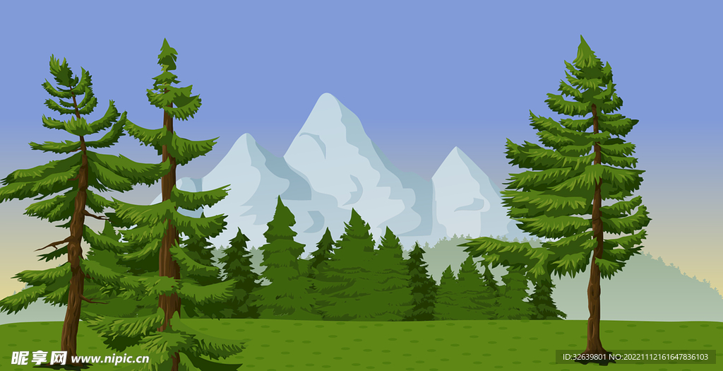 风景插画
