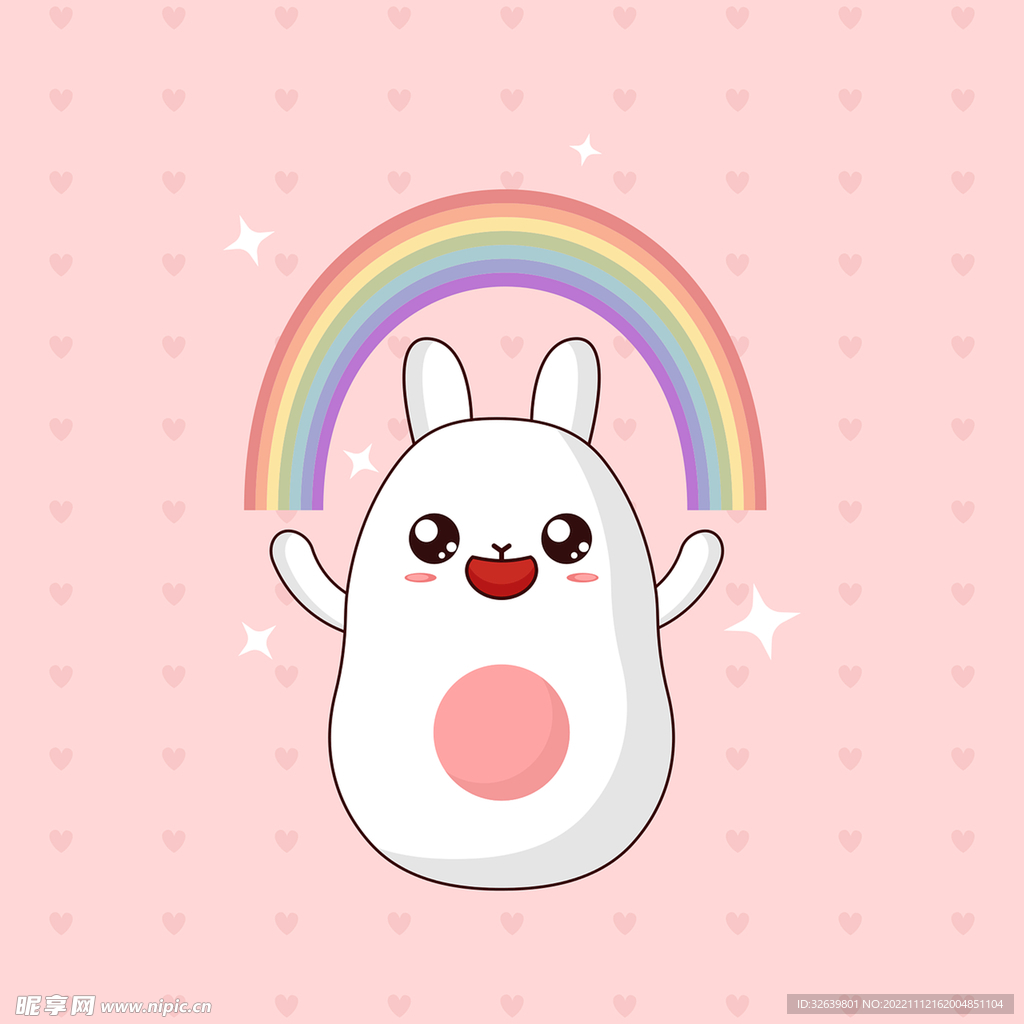 卡通小白兔
