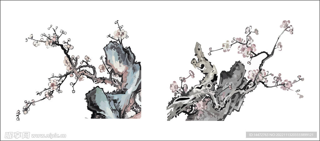 梅花水墨