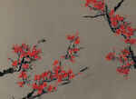 国画梅花