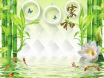 竹子彩雕