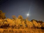 远处月亮 夜色