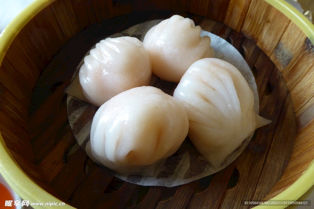 水晶虾饺