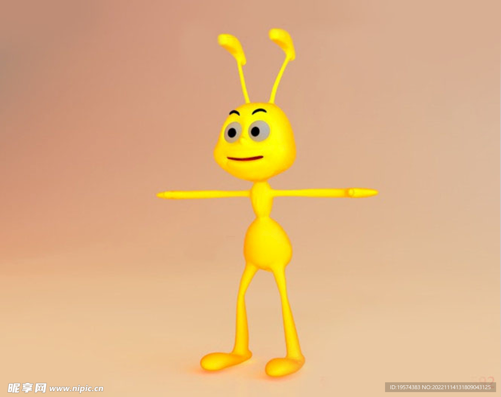 C4D模型卡通蚂蚁
