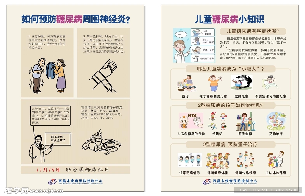 糖尿病宣传单