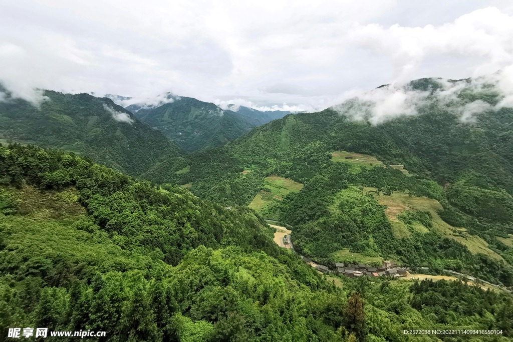 龙胜龙脊梯田风光