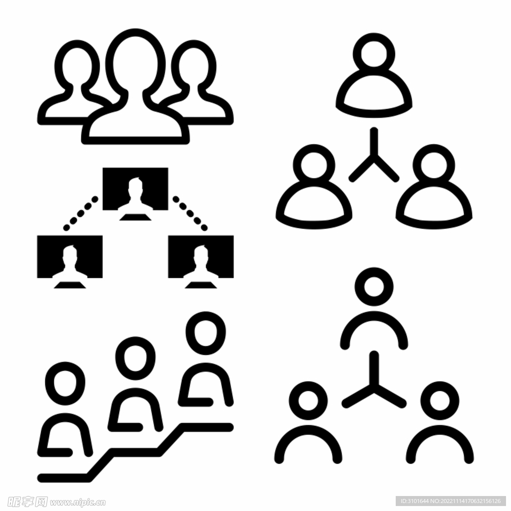 商务人物图标