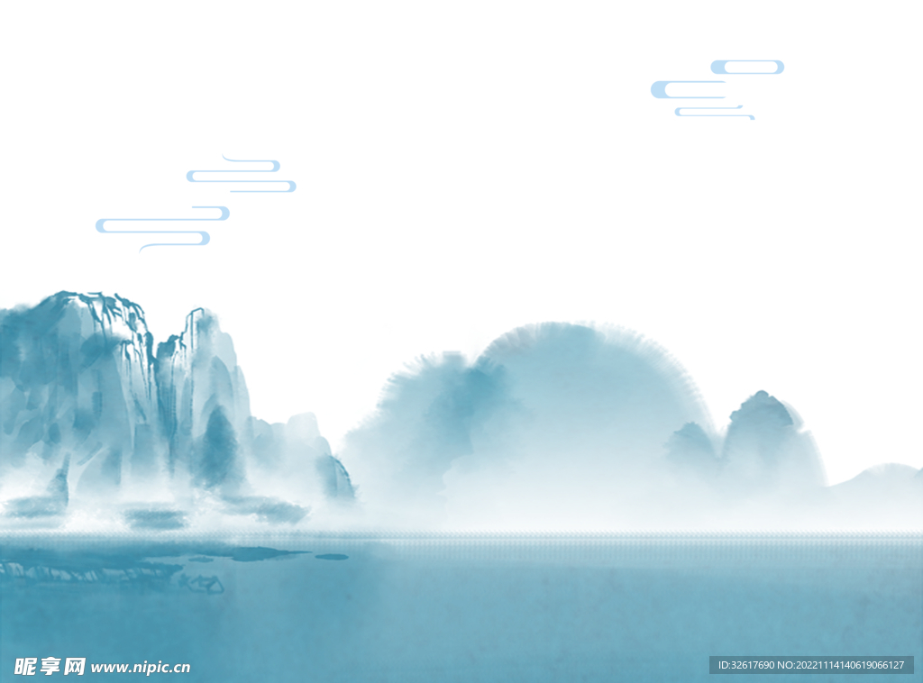中国风水墨背景