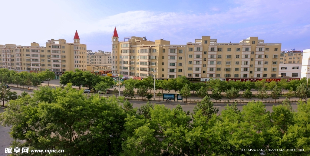 嘉峪关街道风景