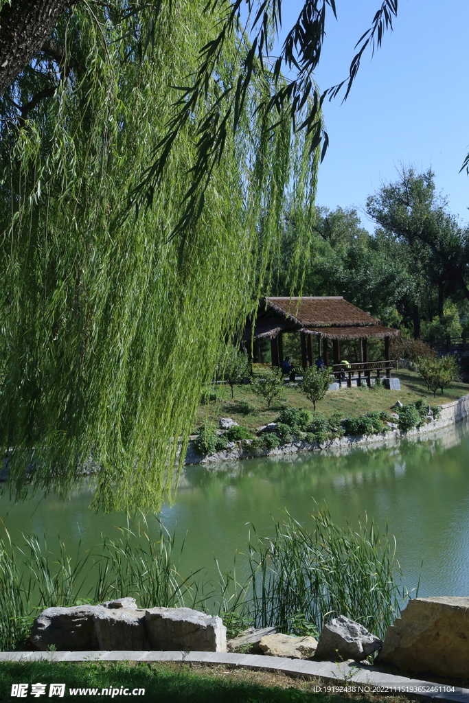 龙潭中湖风景 