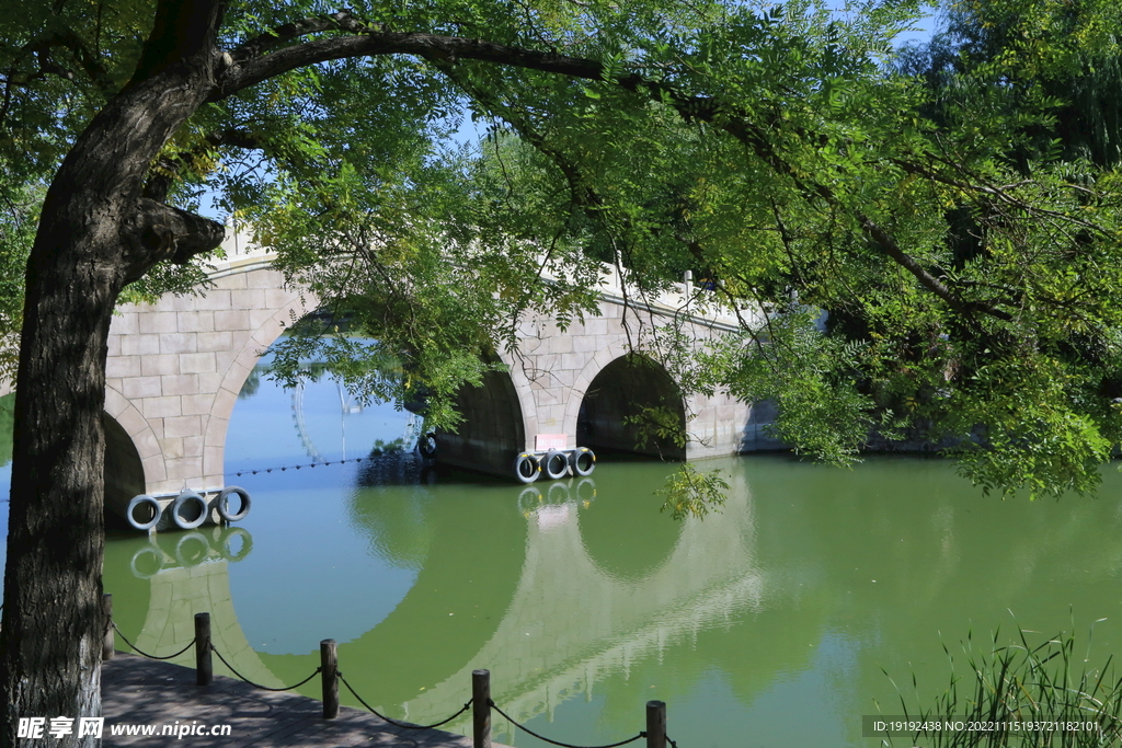 龙潭中湖风景 