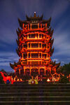 黄鹤楼夜景图