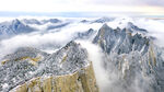 华山美丽雪景