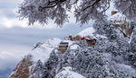 华山雪景