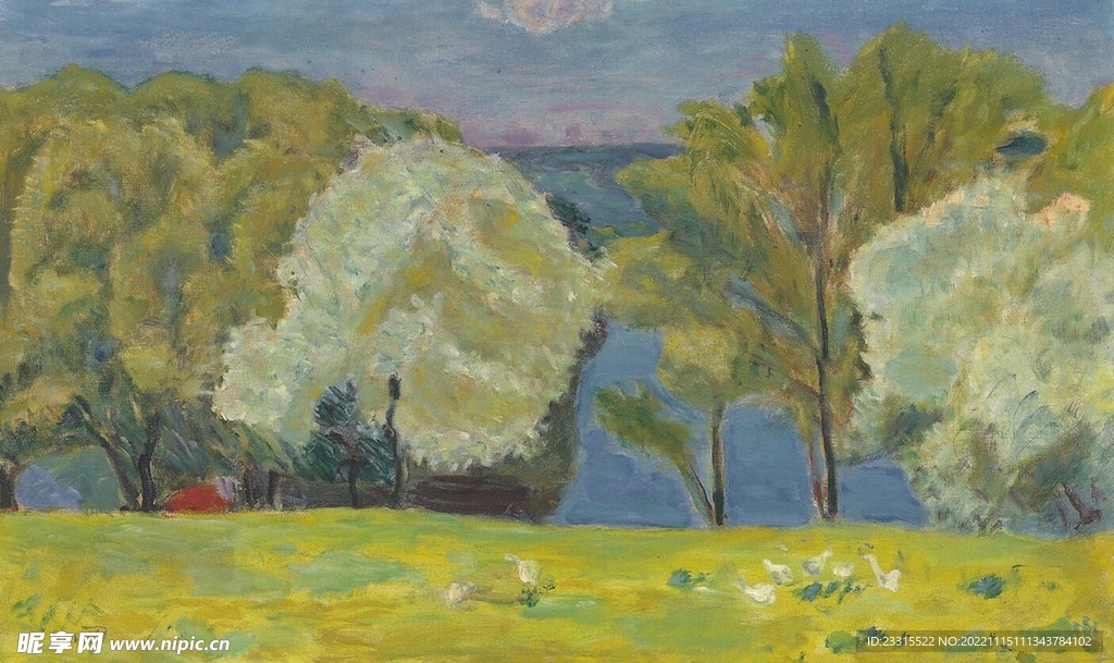 乡村油画