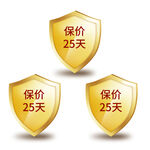 金属质感盾牌保价盾牌安全盾