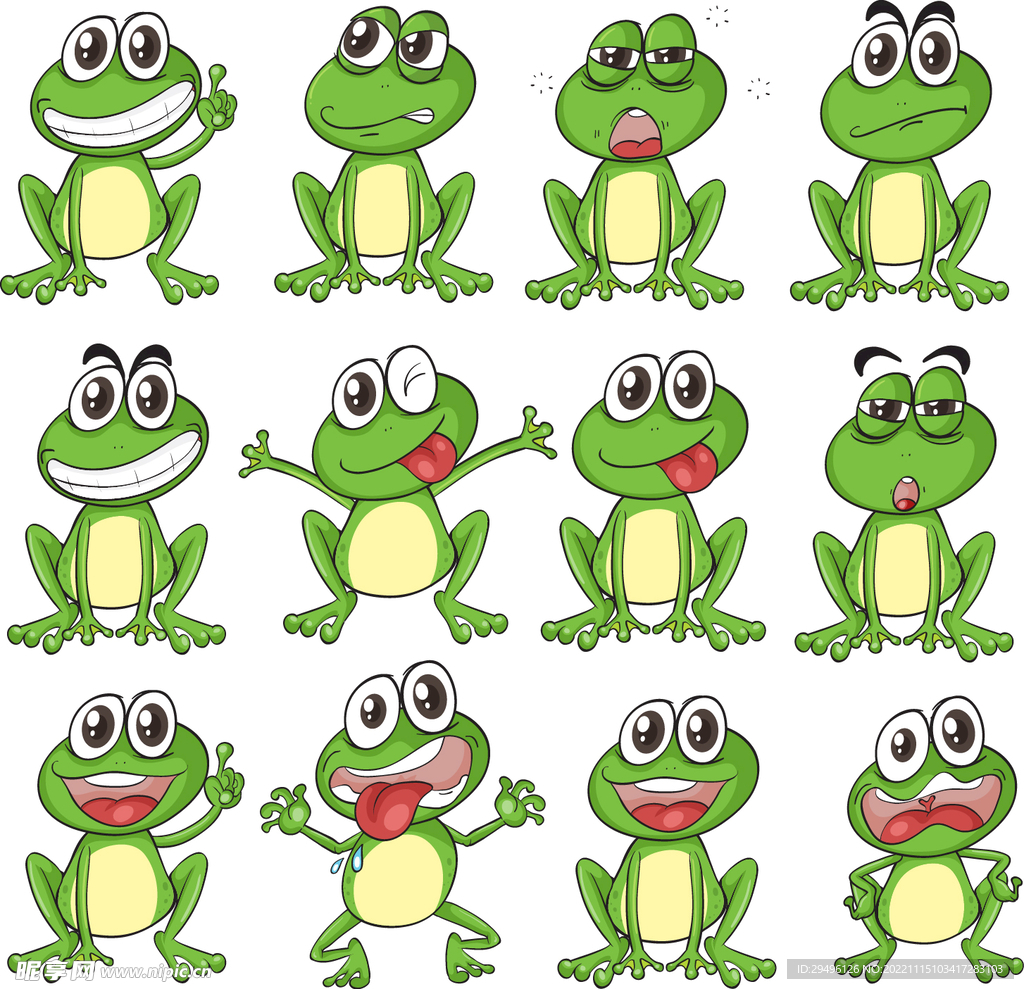 12款青蛙表情
