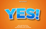 英文yes字体