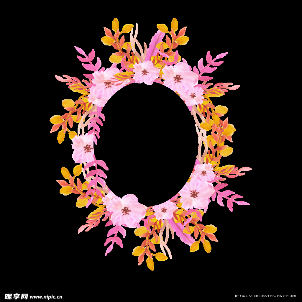 手绘花卉