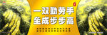 图说价值观一双勤劳双手