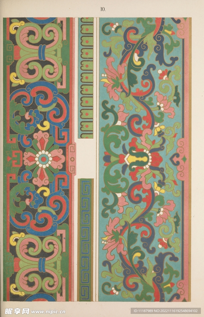 国潮花纹