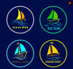 帆船logo