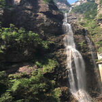 庐山瀑布摄影图