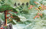 彩雕背景墙