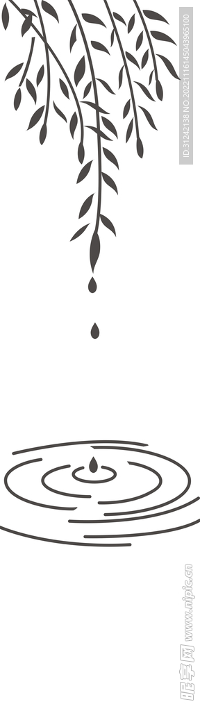 水滴  平开门 
