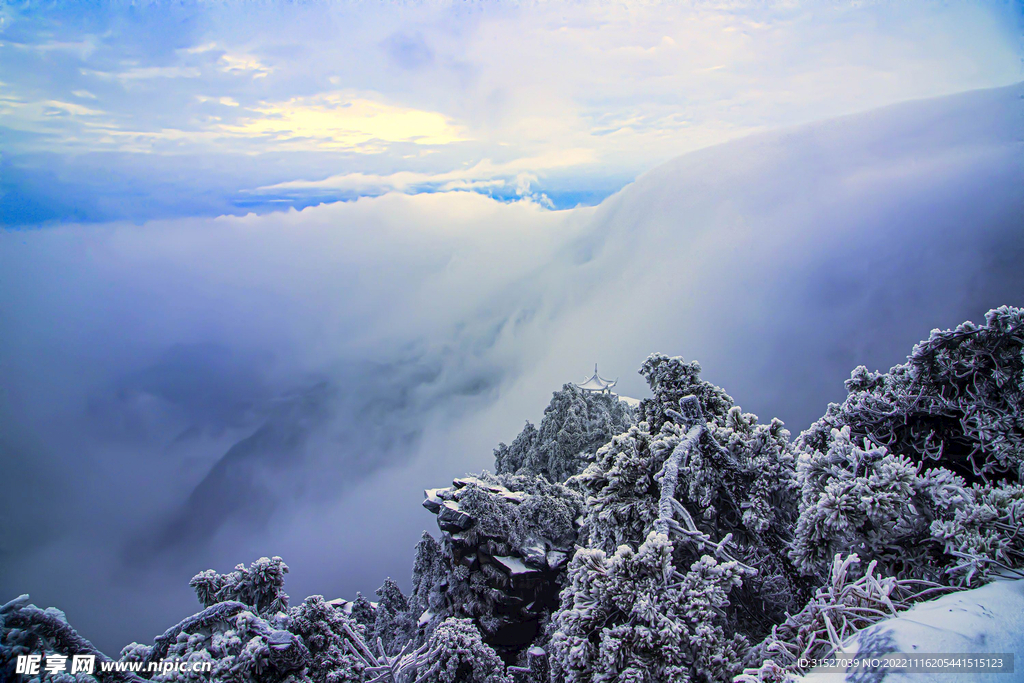 庐山雪景高清图