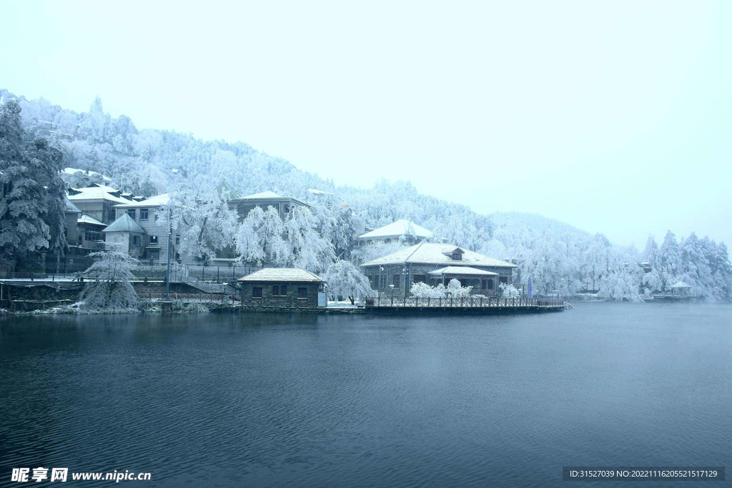 庐山雪景摄影