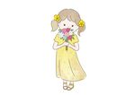 捧花小女孩