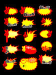 爆炸贴