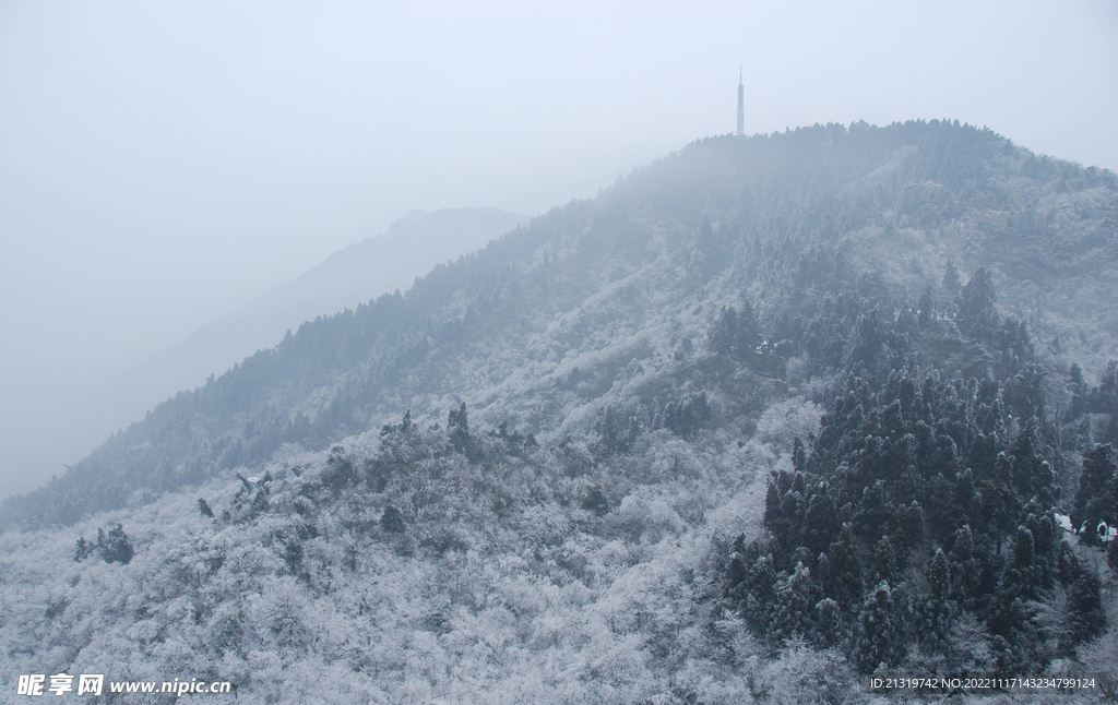 衡山冬季雪景