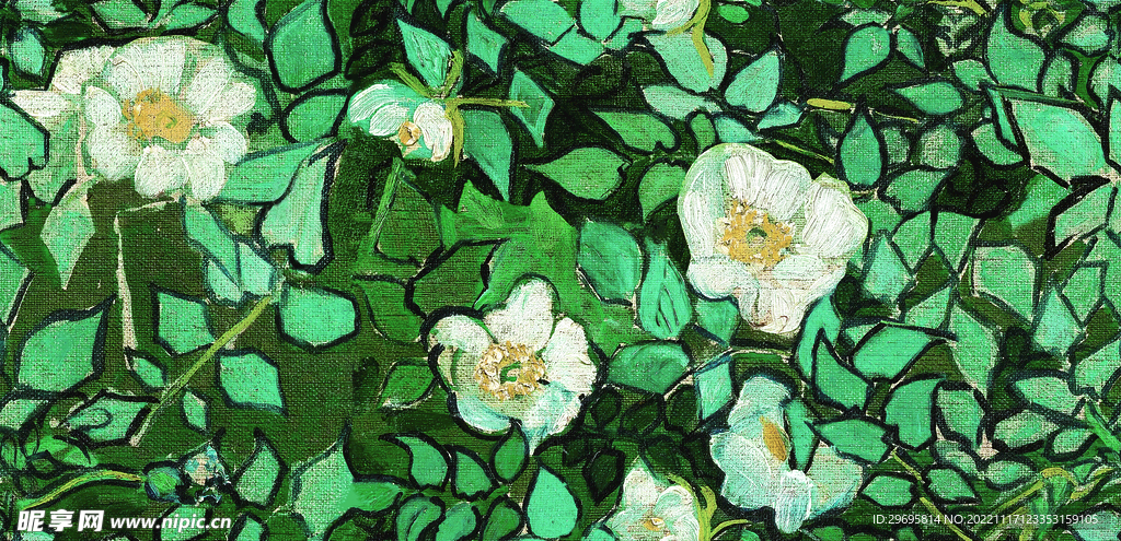 手绘花