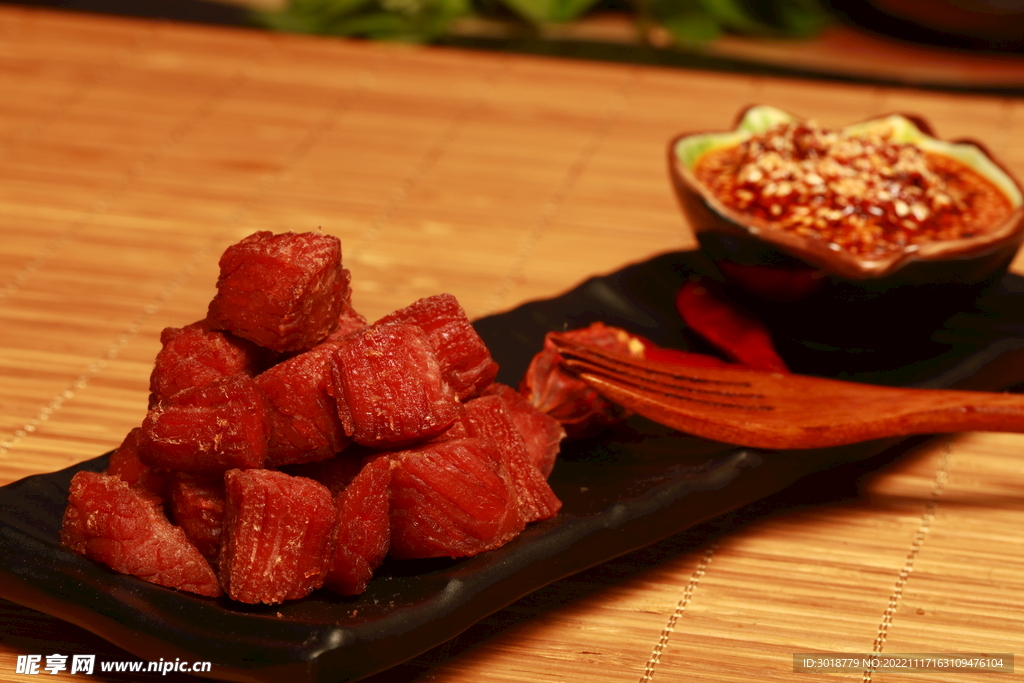 火烤牛肉丁 