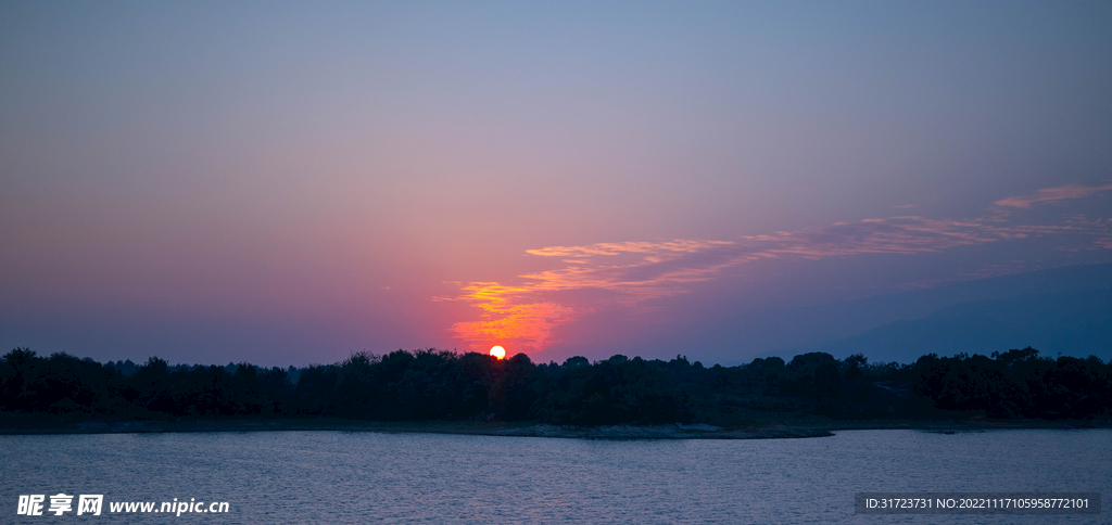 夕阳 日落 云彩 