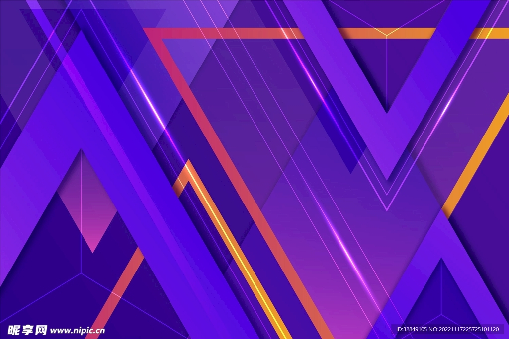 紫色几何渐变抽象背景